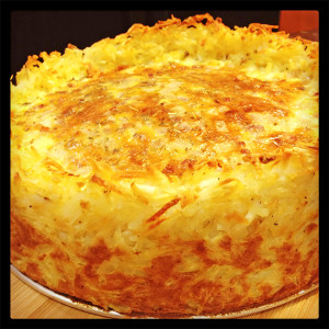 Quiche with Hashbrown Crust