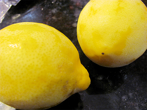 Zested Lemons 