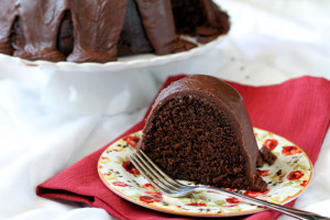 Chocolate Bundt Cake With Chocolate Fudge Icing My Imperfect Kitchen