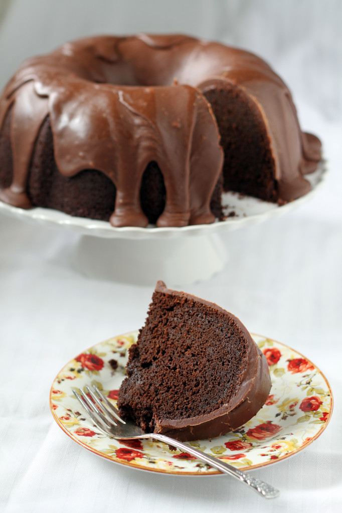 Chocolate Bundt Cake with Chocolate Fudge Icing | My Imperfect Kitchen