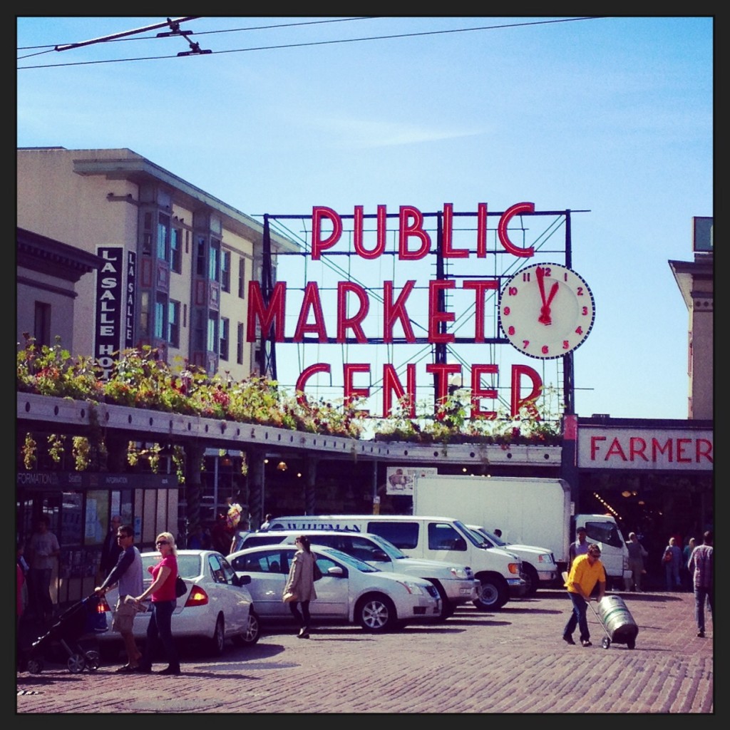 The famous Pike Place Market