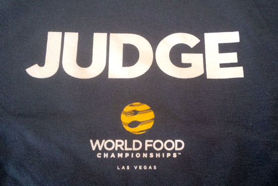 World Food Championship Judge T-Shirt 