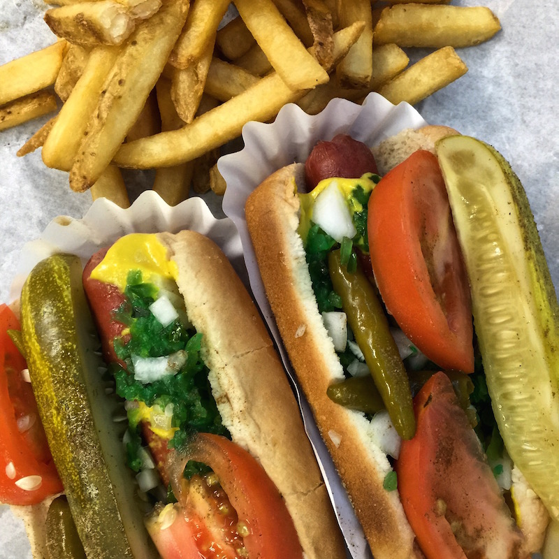 what goes with chicago dogs