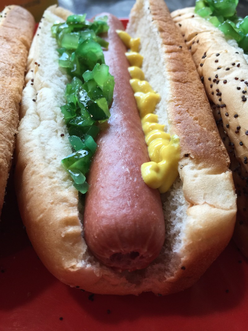 Chicago Style Relish and Yellow Mustard
