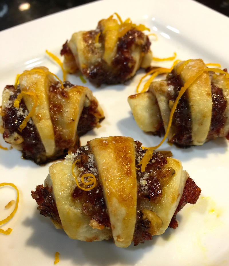 Cranberry Orange Rugelach Cookies for a #Cookielicious Holiday Treat!