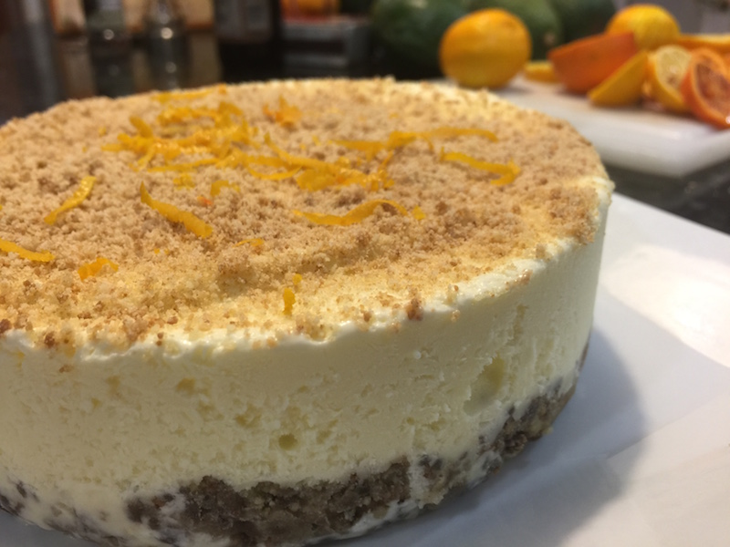 Lemon Ice Cream Pie with a Girl Scout Cookie Crust