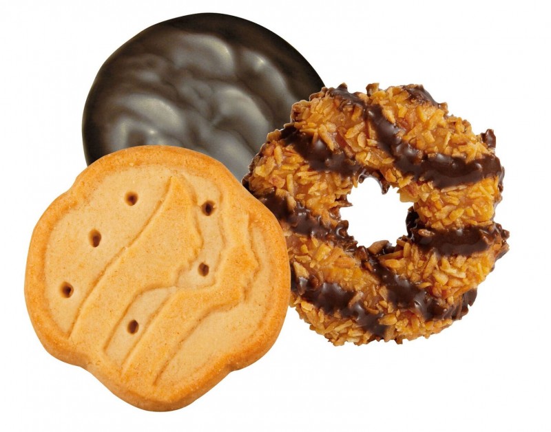 Girl Scout Cookie Trio