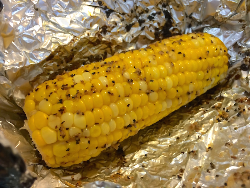 Grilled Corn with Herb Butter for #SundaySupper