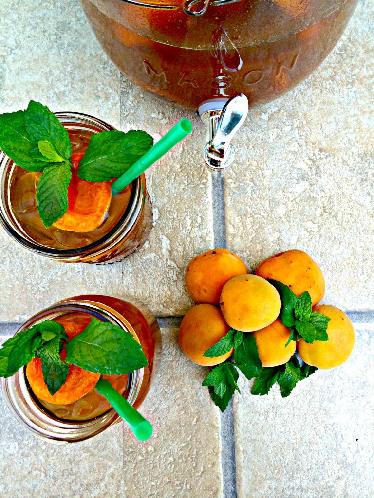 Apricot Mint Iced Tea The Complete Savorist