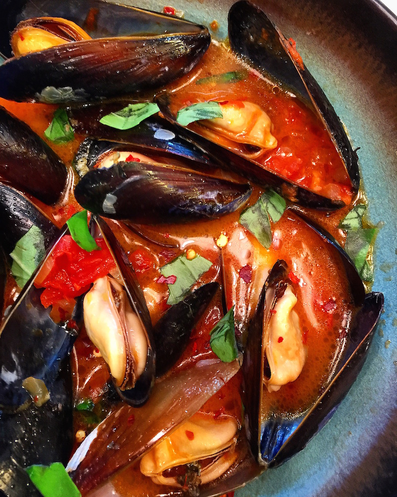 Spicy Mussels with Wine and Chorizo | My Imperfect Kitchen