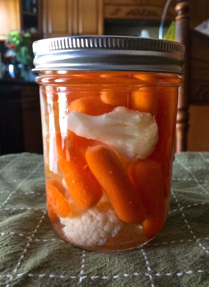 Easy Carrot and Cauliflower Pickles