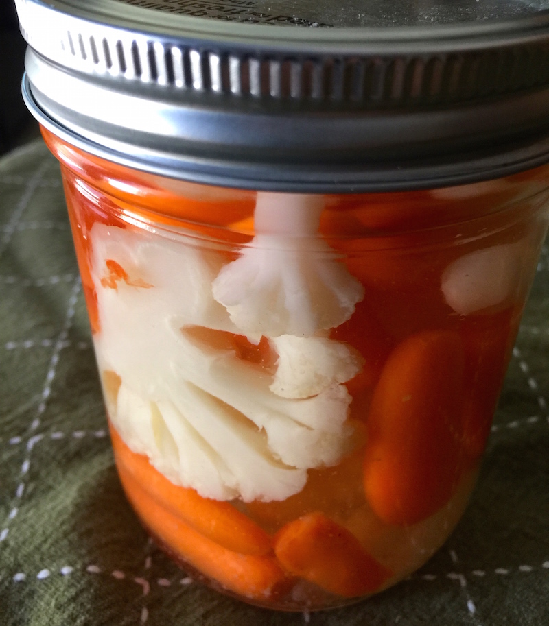 Easy Carrot and Cauliflower Pickles