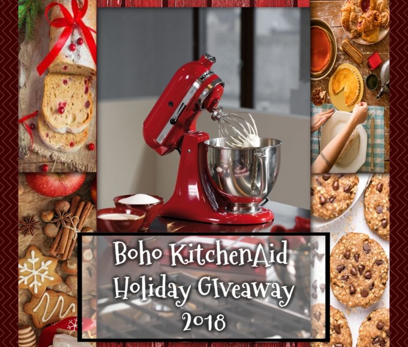 BOHO Holiday KitchenAid Giveaway!