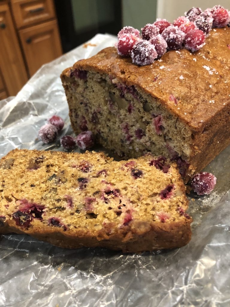 Chai Spiced Cranberry Nut Bread